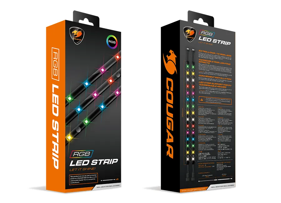 Cougar RGB LED-strip 450mm