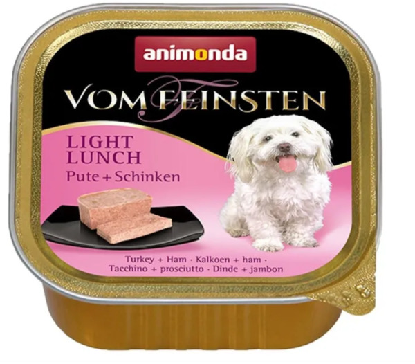 Animonda Vom Feinsten Turkey and Ham, Koiran m&auml;rk&auml;ruoka, Adult, 150 g
