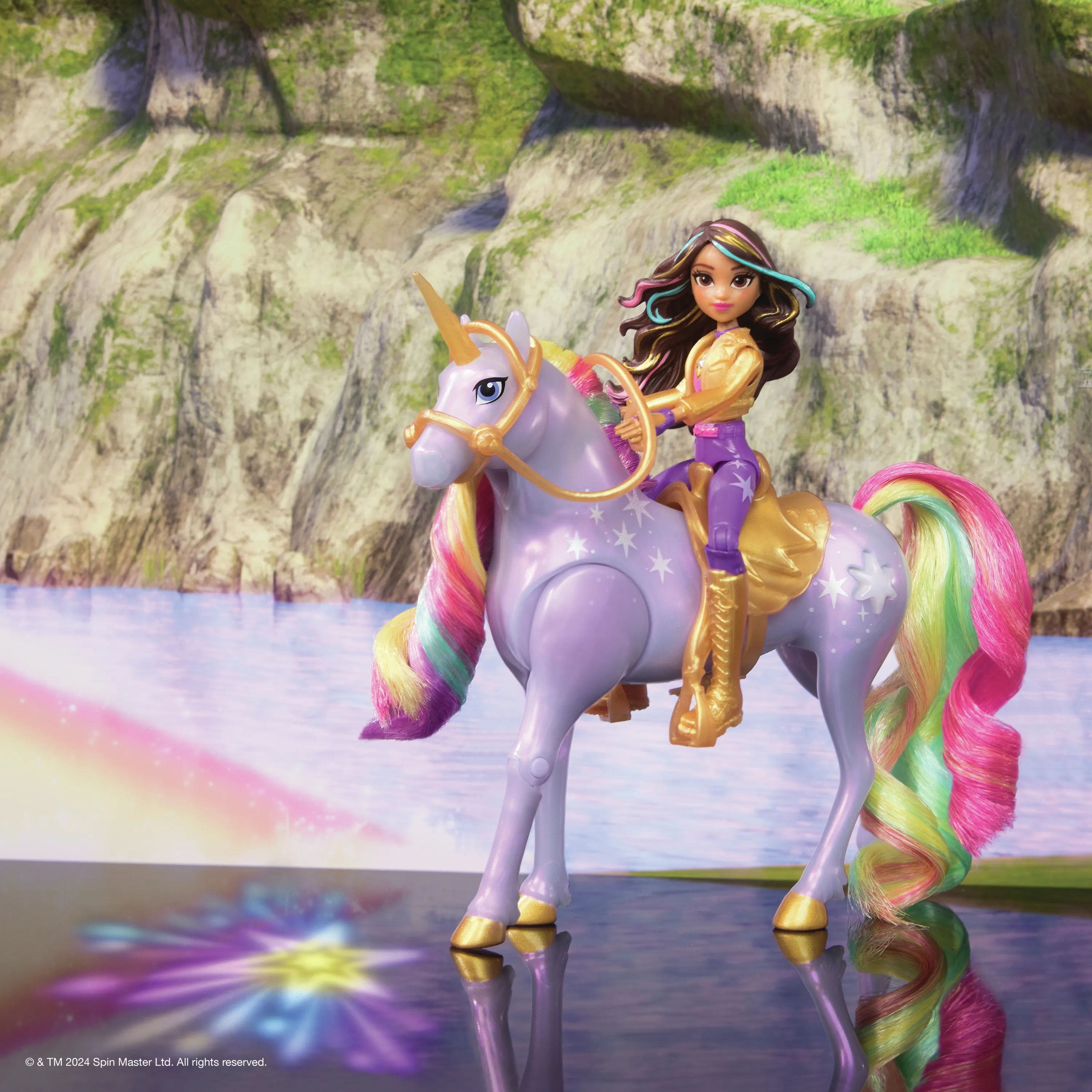 Spin Master Unicorn Academy - Light Magic Wildstar and Sophia, toy figure
