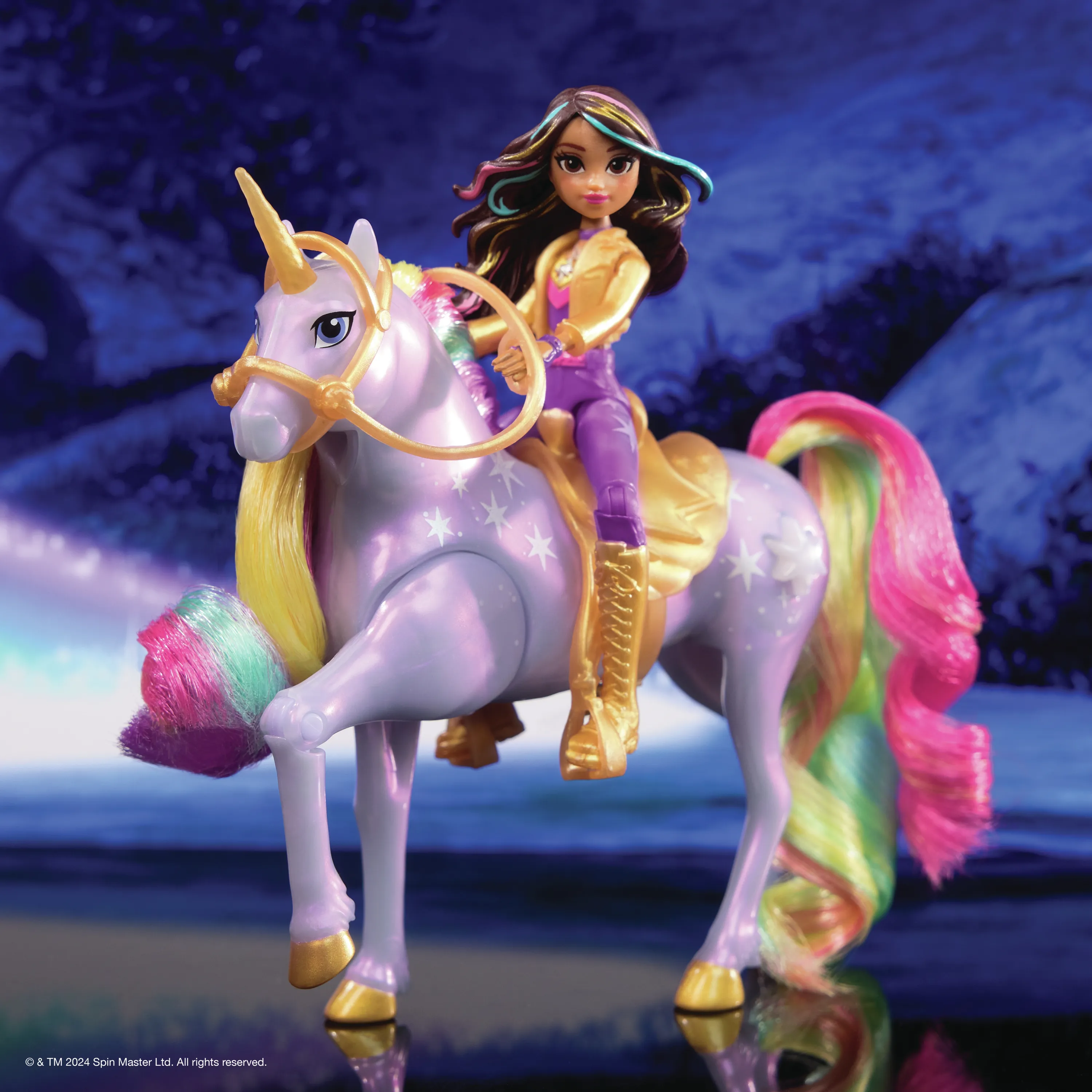 Spin Master Unicorn Academy - Light Magic Wildstar and Sophia, toy figure