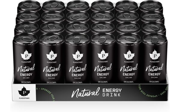 Puhdistamo Natural Energy Drink Original - 330 ml 24-pack