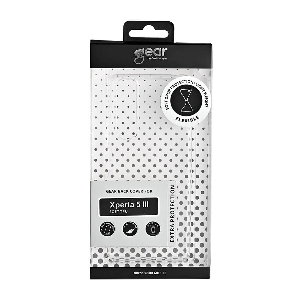 GEAR TPU, Xperia 5 III - fodral, Transparent