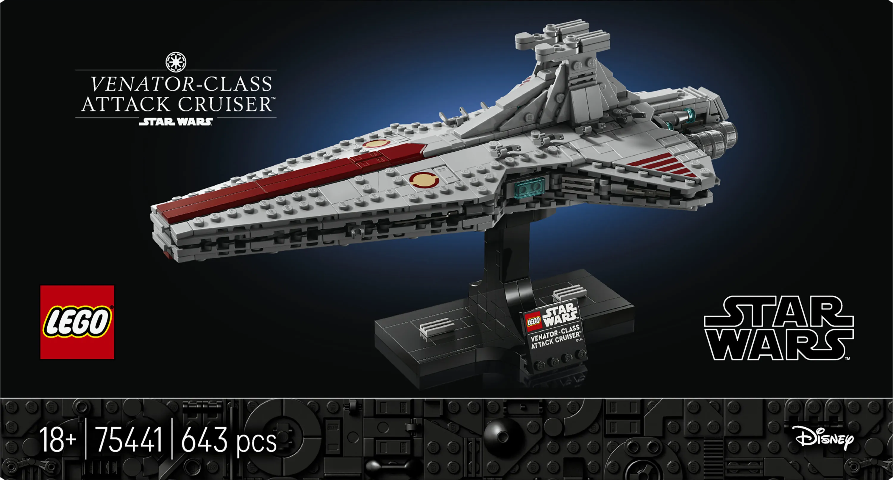 LEGO Star Wars Venator-luokan hy&ouml;kk&auml;ysristeilij&auml; 75441