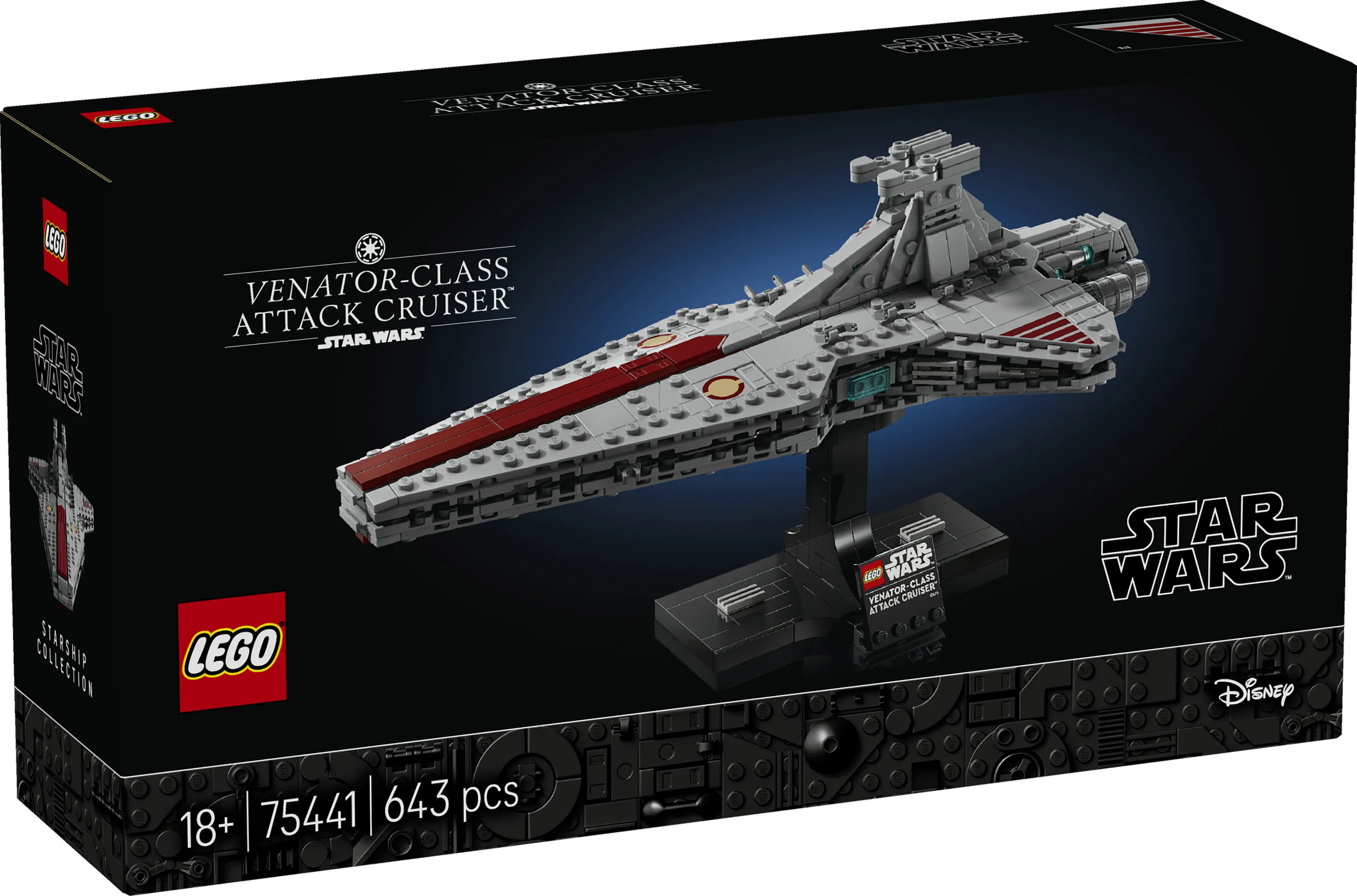 LEGO Star Wars Venator-luokan hy&ouml;kk&auml;ysristeilij&auml; 75441