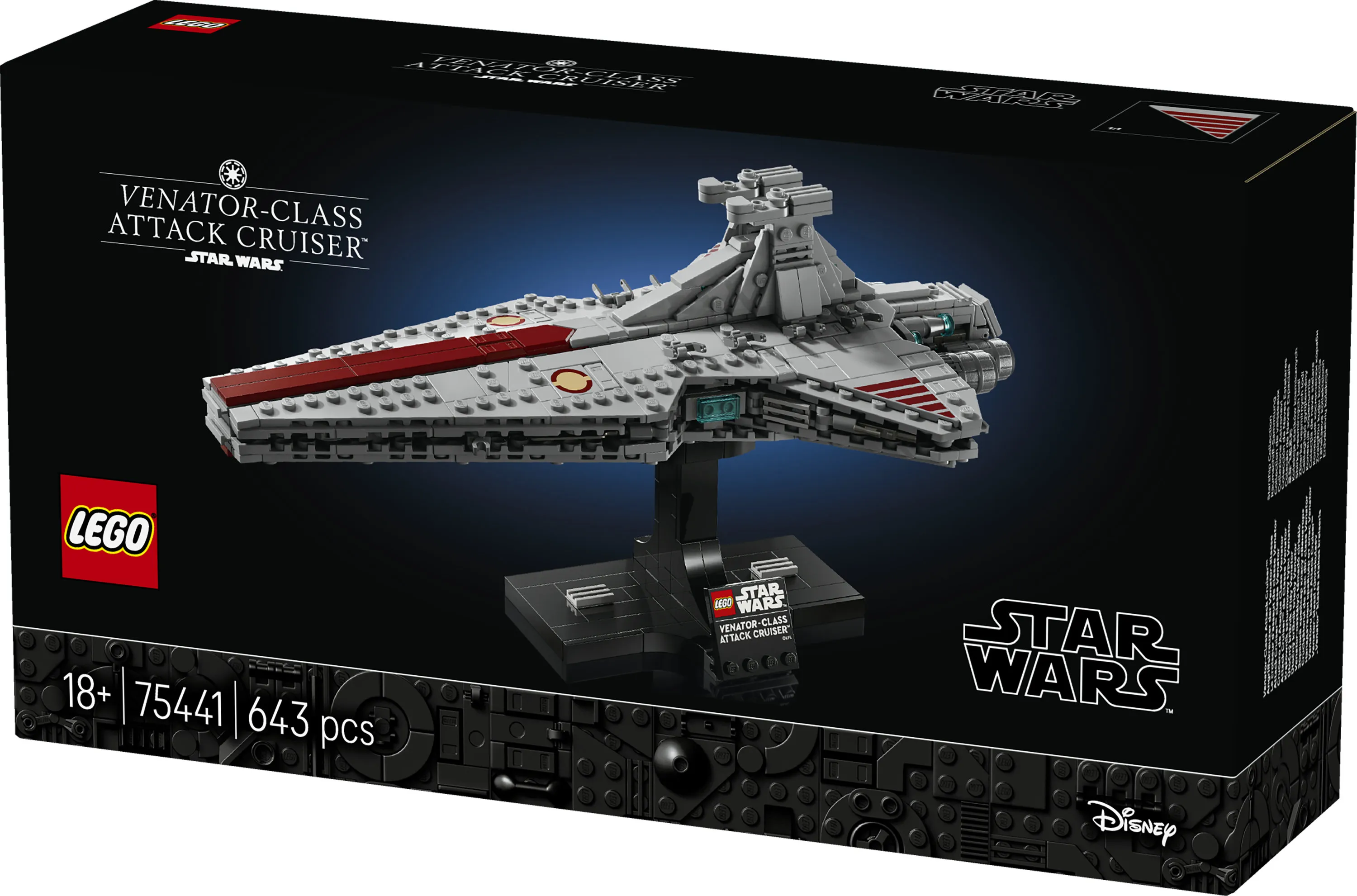 LEGO Star Wars Venator-luokan hy&ouml;kk&auml;ysristeilij&auml; 75441