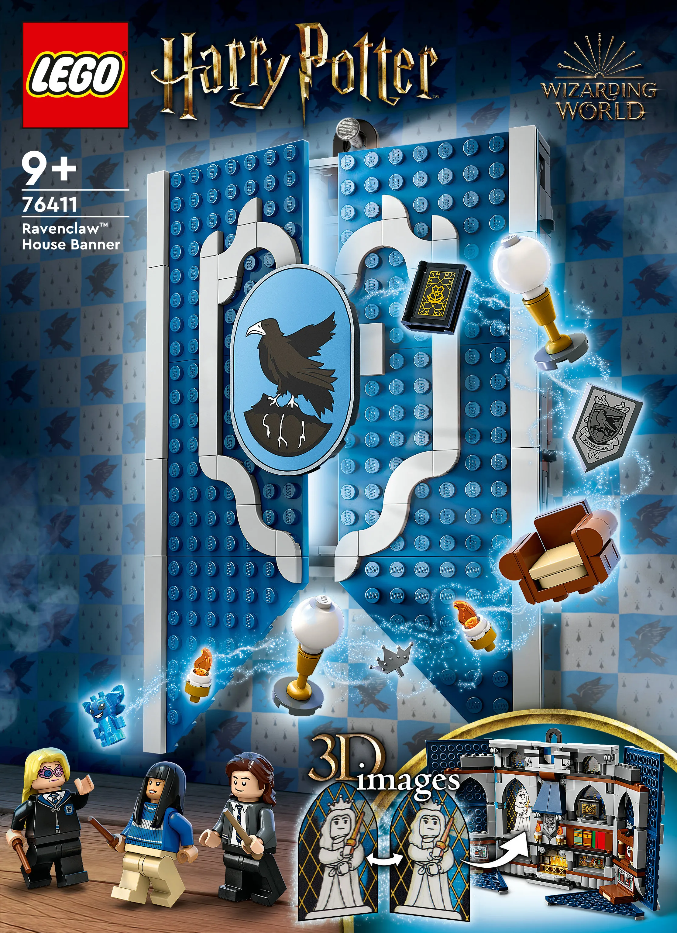Lego Harry Potter Ravenclaw House Banner Construction Toy 76411
