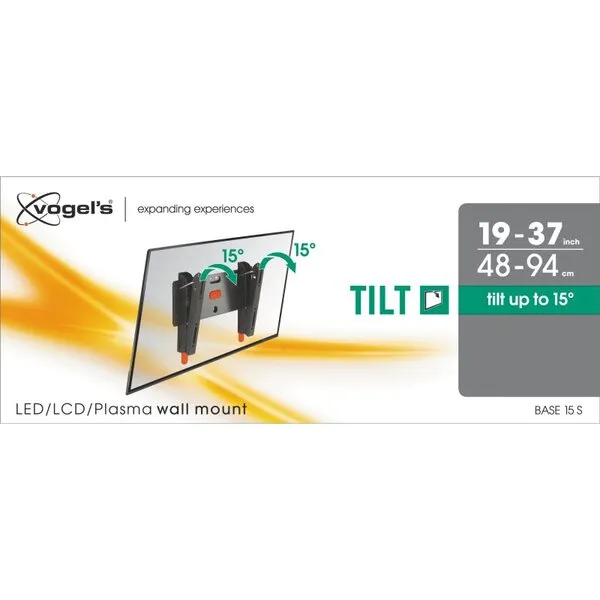 Vogel's BASE 15S Kallistuva seinäteline, 19-37"