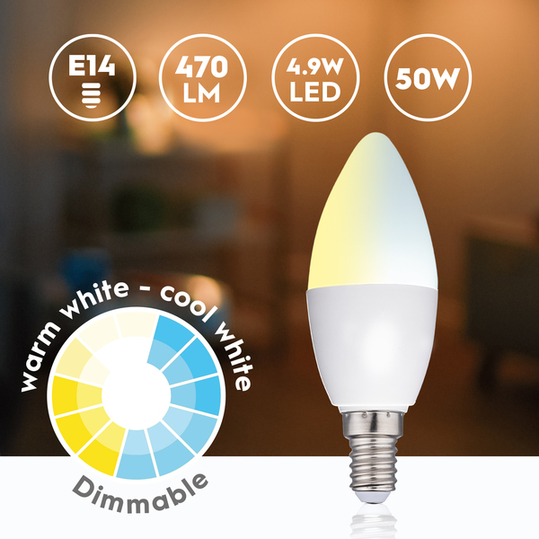 Alpina Smart Bulb Warm/ Cool white E14 5W