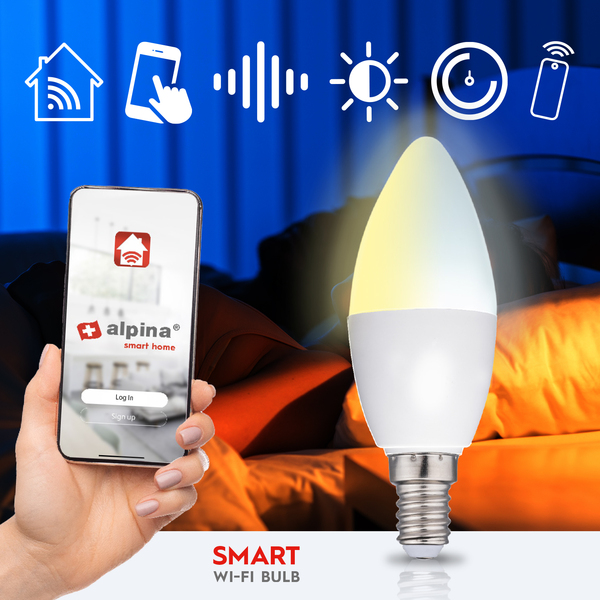 Alpina Smart Bulb Warm/ Cool white E14 5W
