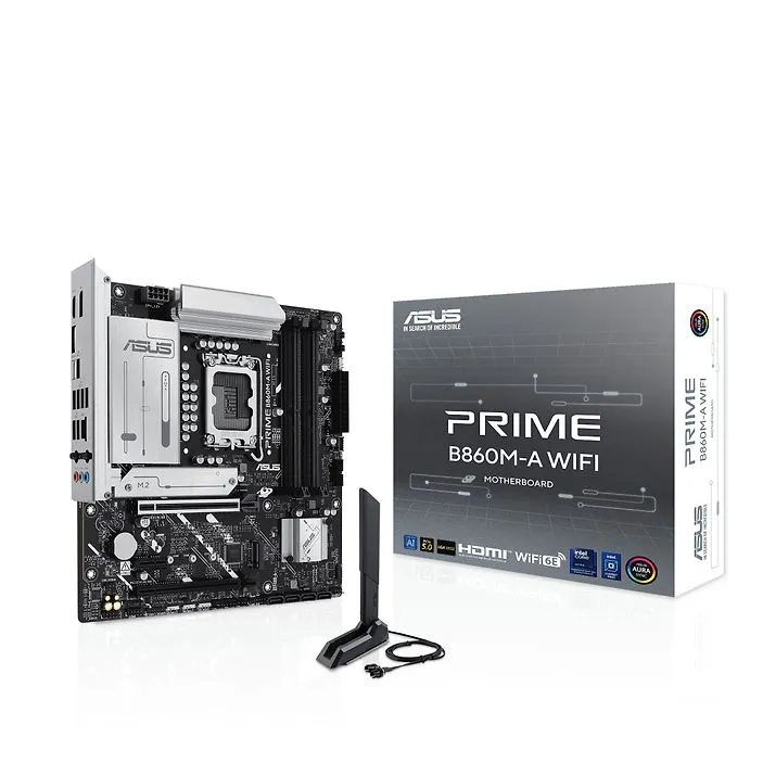 Asus Prime B860M-A WiFi 6E LGA1851 DDR5 Micro-ATX - motherboard