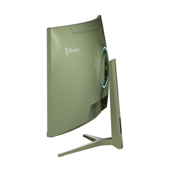 Arozzi 34" Nova. QHD, 165Hz, 1ms, VA - curved gaming monitor, Forest Green