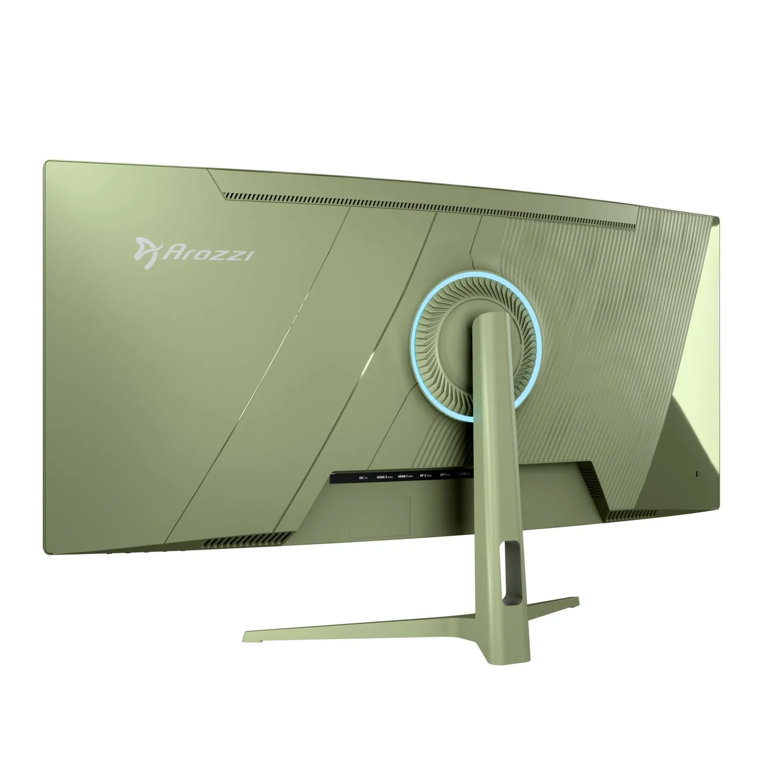 Arozzi 34&quot; Nova. QHD, 165Hz, 1ms, VA - curved spelsk&auml;rm, Skogsgr&ouml;n