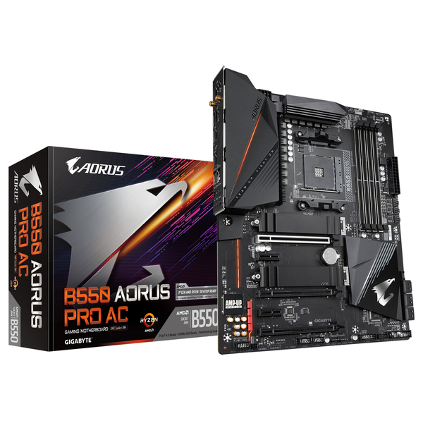 Gigabyte B550 AORUS Pro AC ATX - moderkort