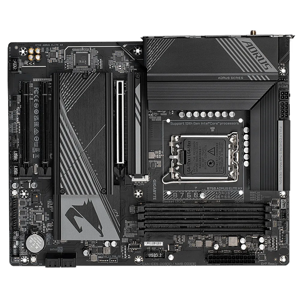Gigabyte B760 AORUS ELITE AX (rev. 1.0) mATX - motherboard