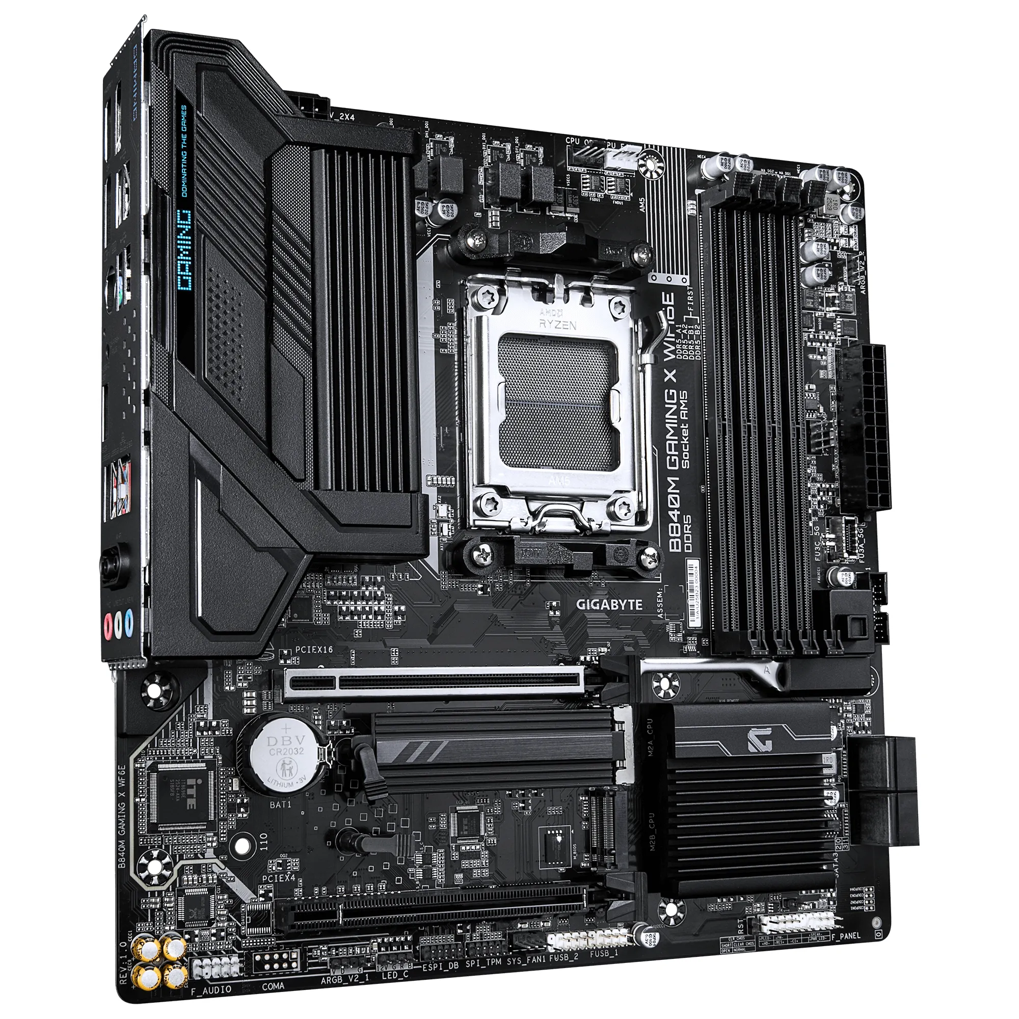 Gigabyte B840M GAMING X WiFi 6E AM5 mATX Motherboard