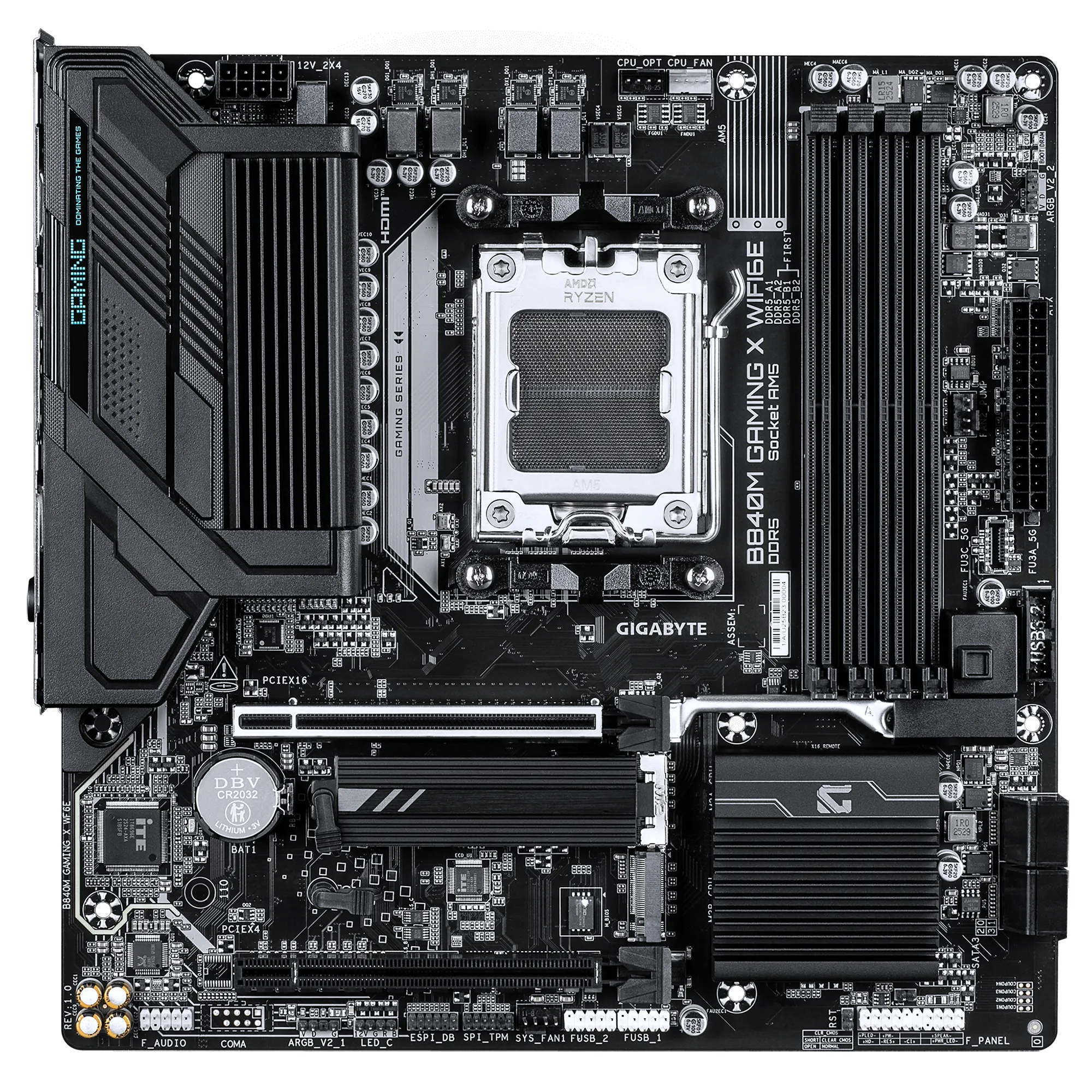 Gigabyte B840M GAMING X WiFi 6E AM5 mATX Motherboard
