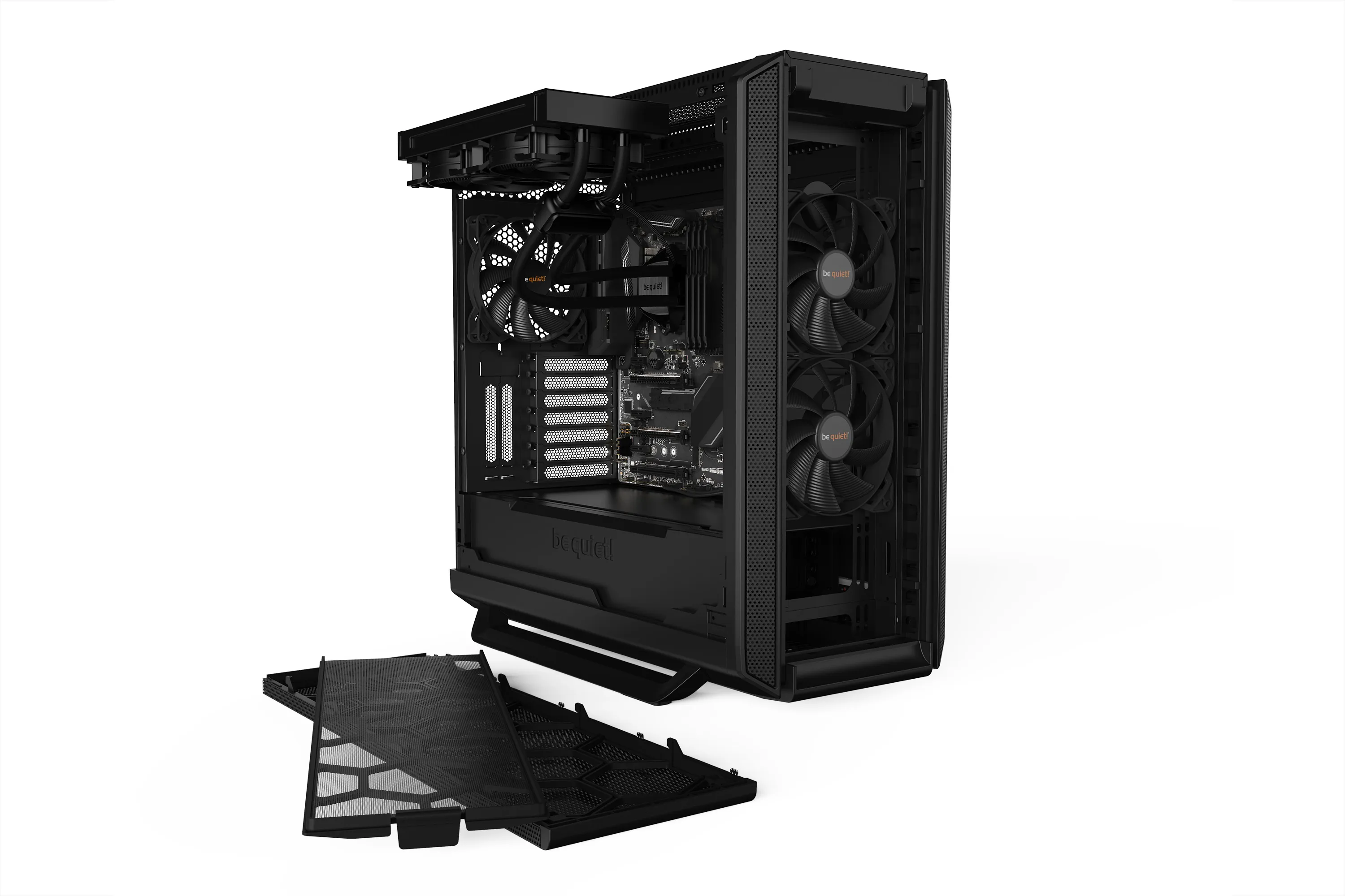 be quiet! Silent Base 802 Black - miditower chassi, Svart
