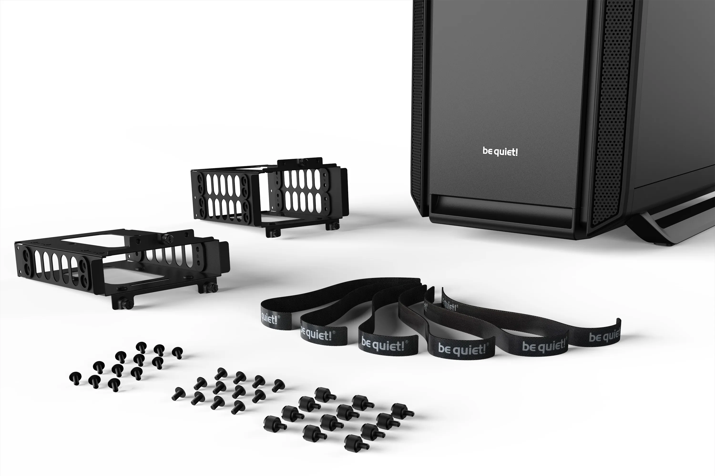be quiet! Silent Base 802 Window Black - miditower chassi, fönster, Svart