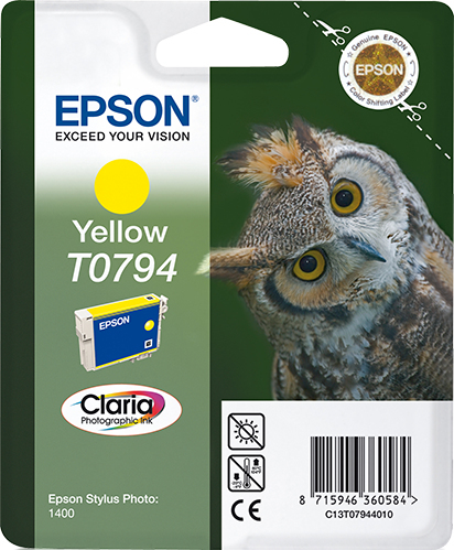 EPSON YELLOW T0794 CLARIA PHOTO INK
