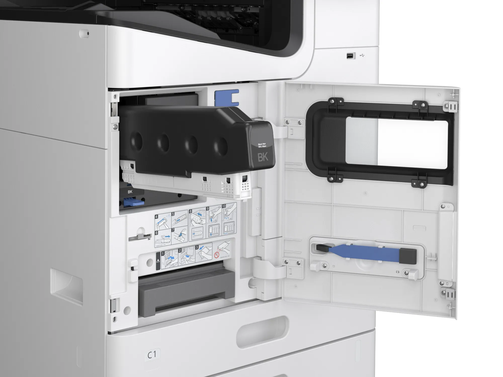 Epson C13T08H100 -mustekasetti, musta