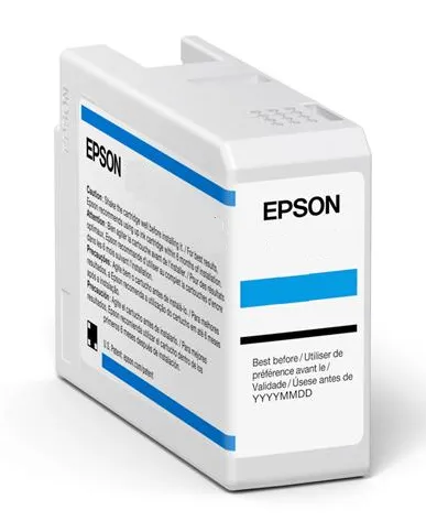 Epson T47A5 UltraChrome Pro 10 bl&auml;ckpatron, 50 ml, ljus cyan