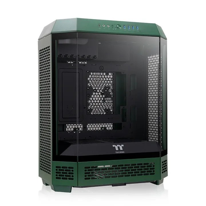 Thermaltake Tower 600 -miditornikotelo ikkunalla, racing green