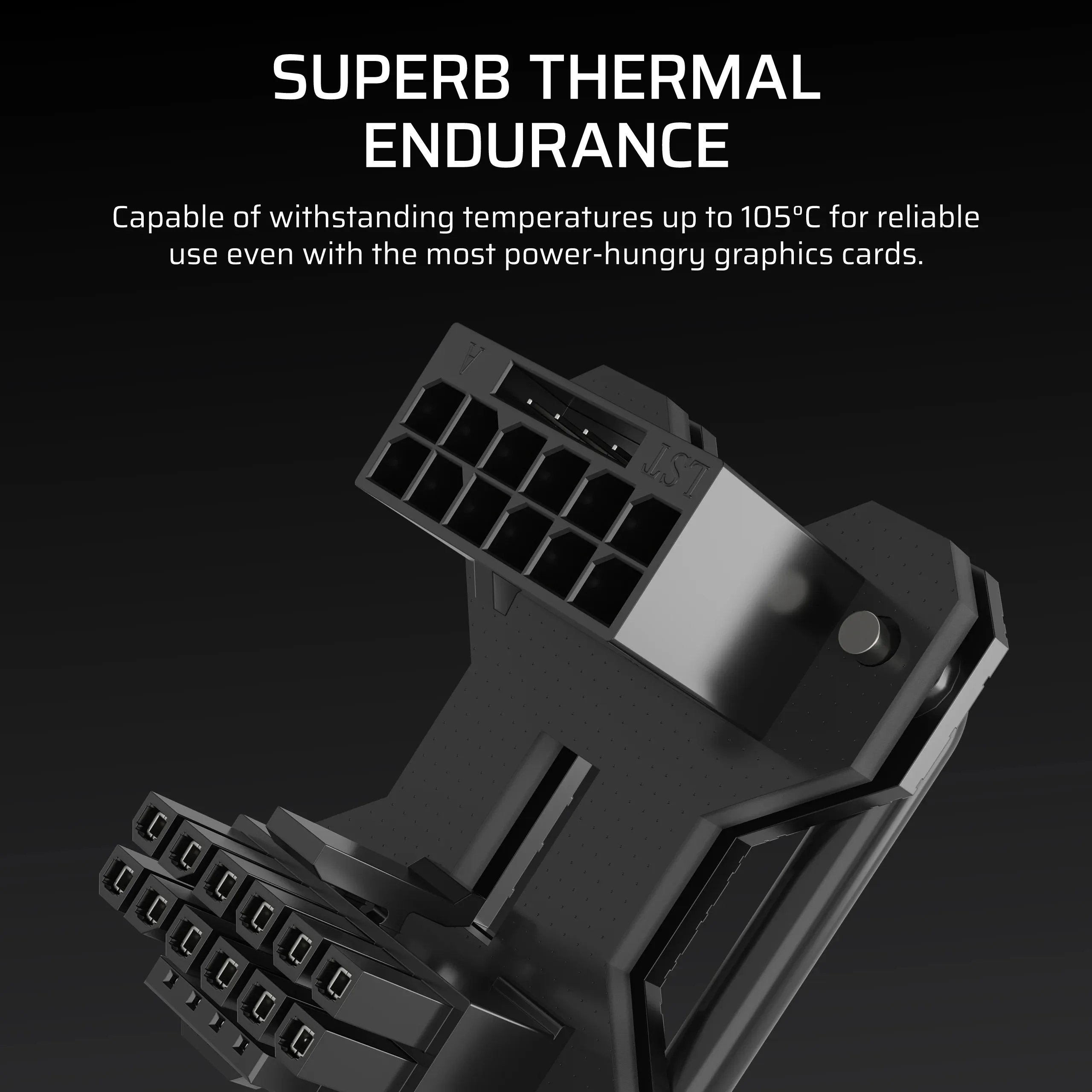CORSAIR 12V-2x6 GPU Power Bridge, Style B, 180&deg;