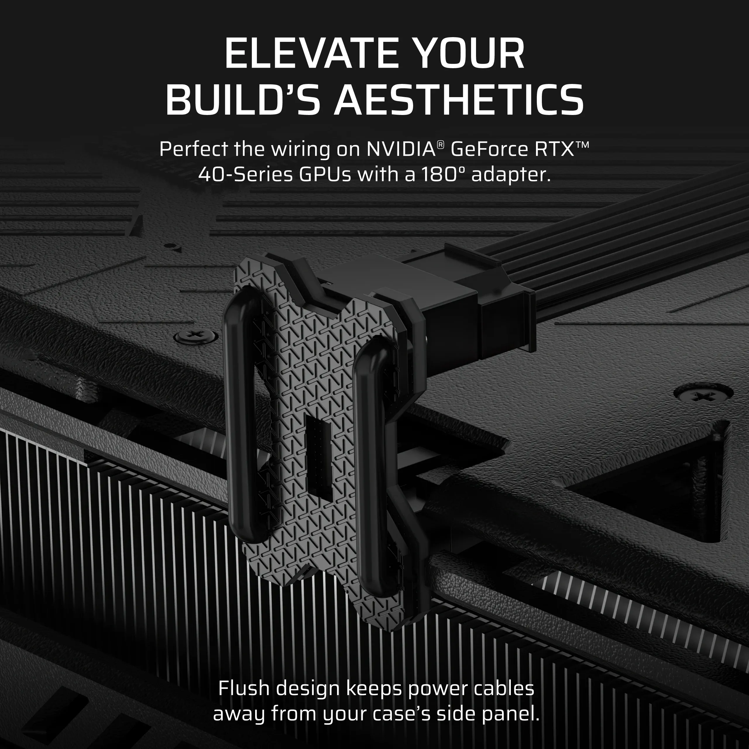 CORSAIR 12V-2x6 GPU Power Bridge, Style B, 180&deg;