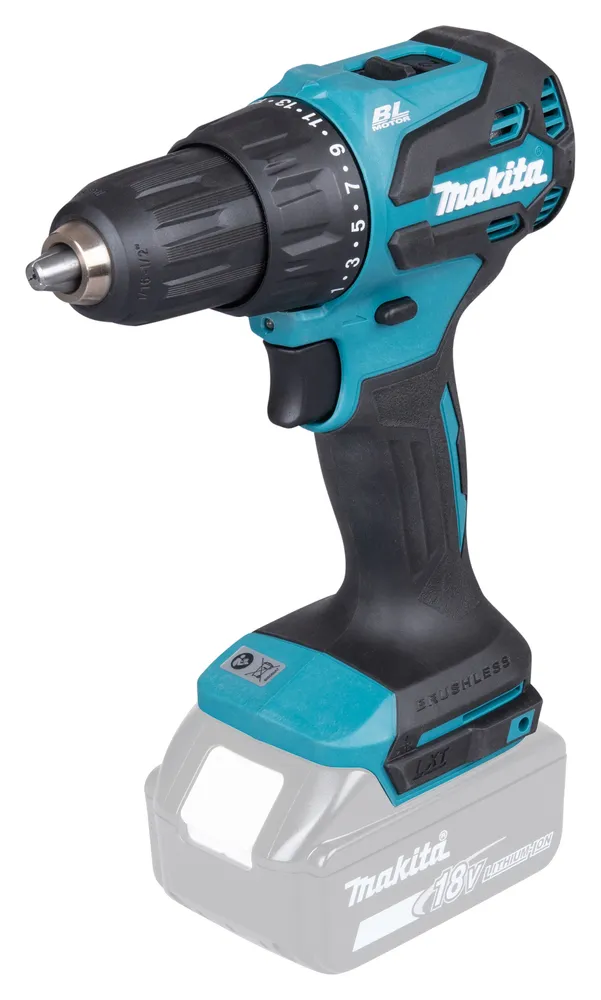 Makita -18 V akkuk&auml;ytt&ouml;inen iskuporakone