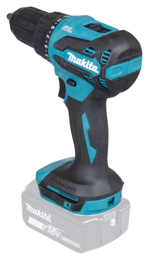 Makita -18 V akkuk&auml;ytt&ouml;inen iskuporakone