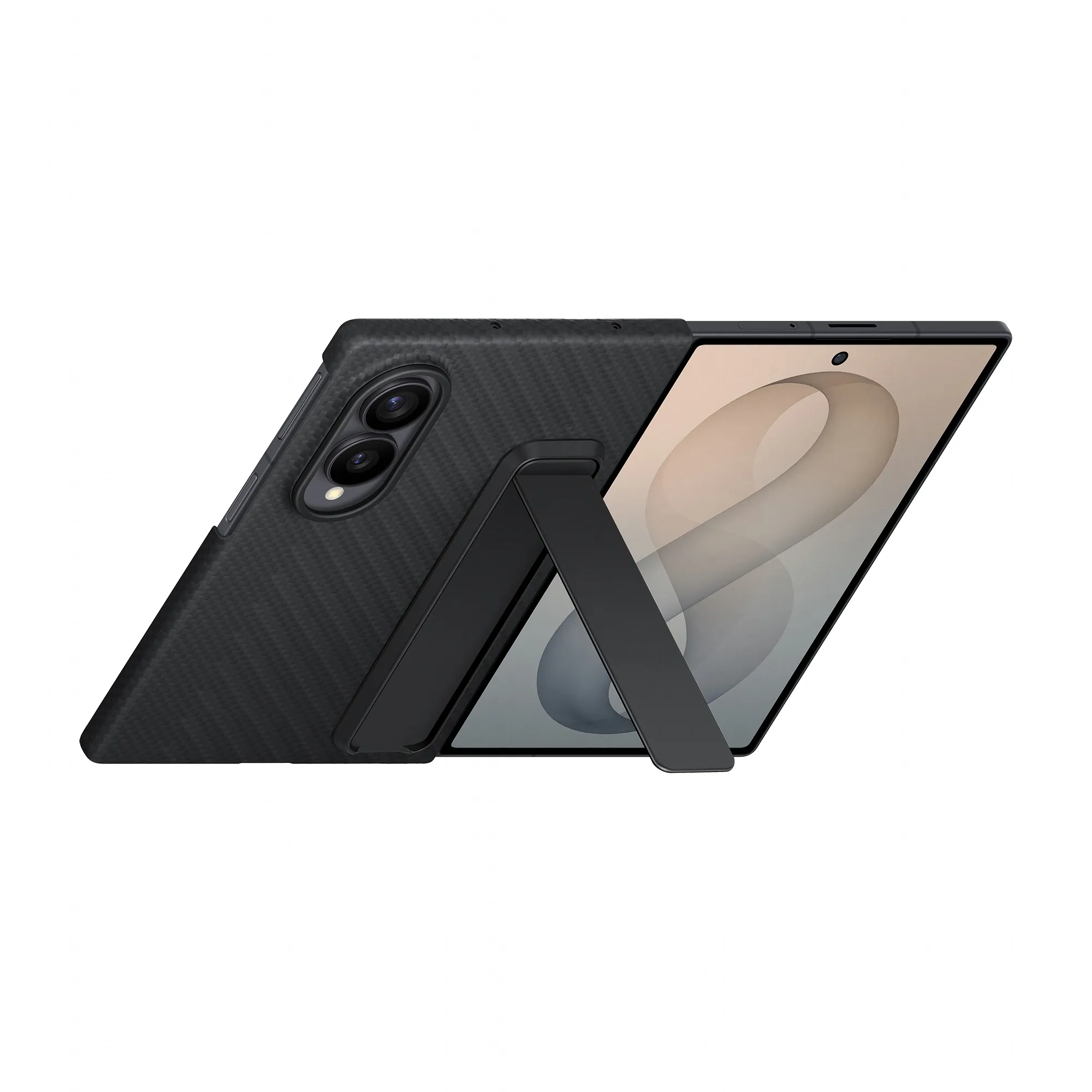 Samsung Galaxy Z Fold8 Carbon Standing Case, Black