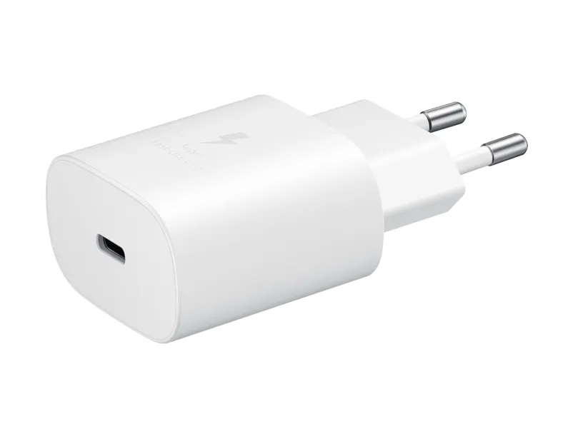 Samsung PD 25W USB-C - charger and cable, White, 1m