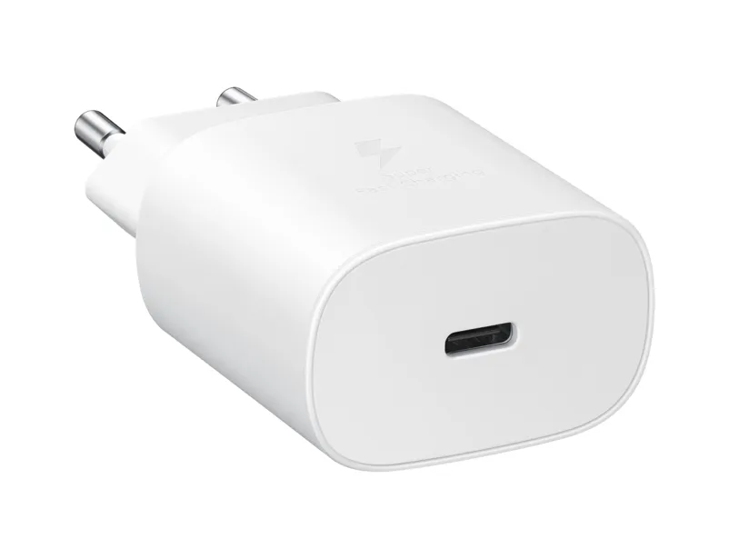 Samsung PD 25W USB-C - charger and cable, White, 1m