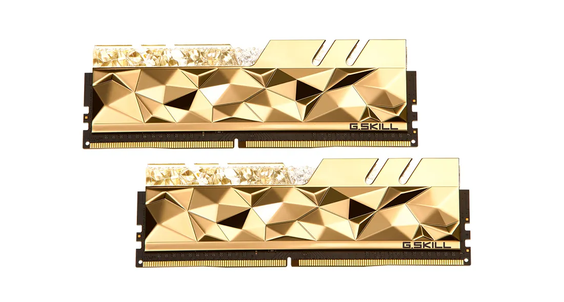 G.Skill Trident Z Royal 32 GB (2 x 16 GB) DDR4 4800 MHz, CL20 - minne, Guld