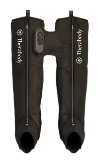 Therabody RecoveryAir JetBoots Prime kompressionsst&ouml;vlar, Medium, Svart