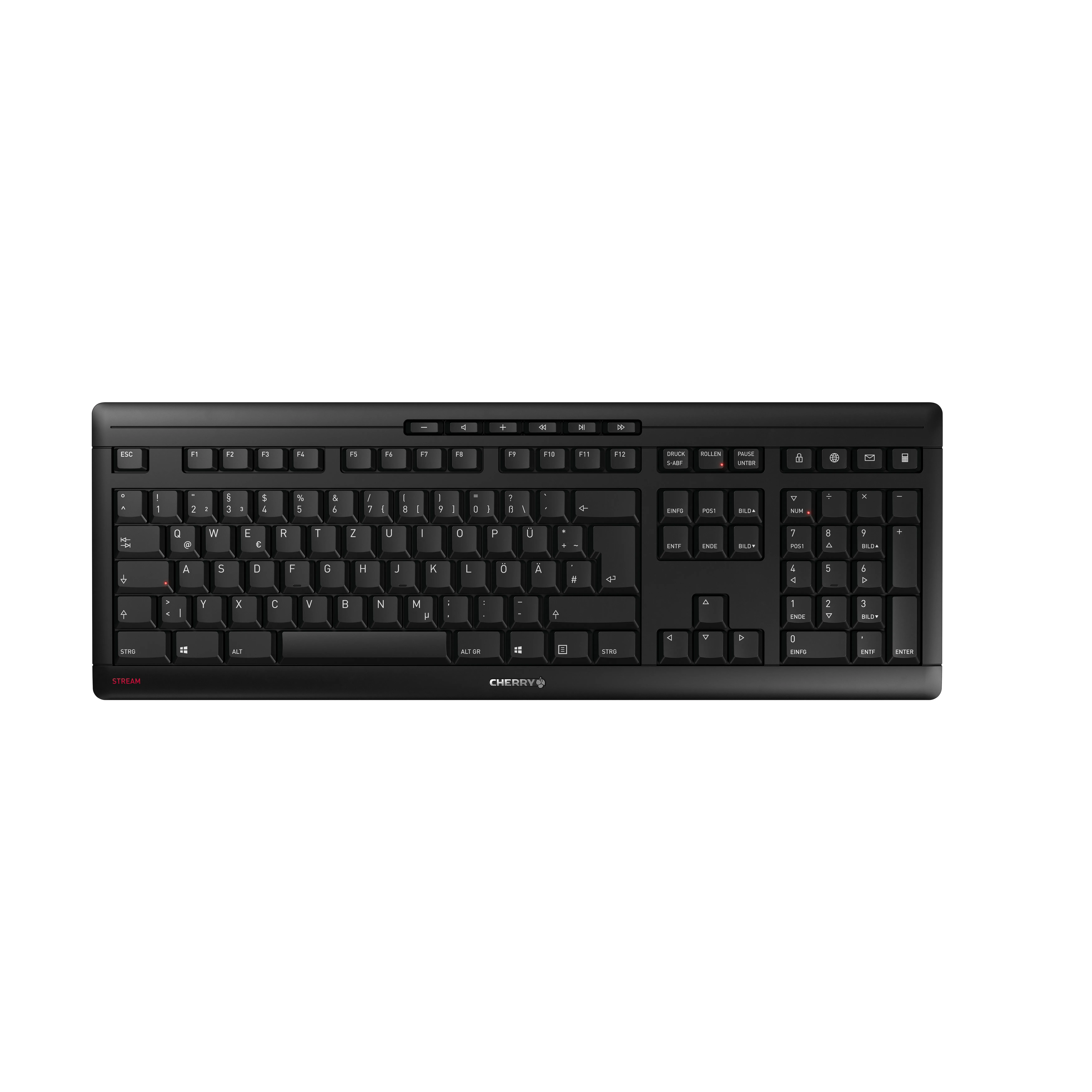 Cherry Stream Recharge - wireless keyboard and mouse, black
