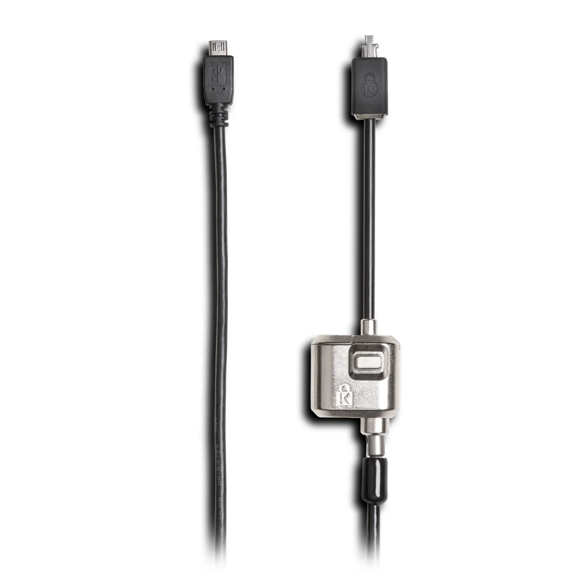 (L&ouml;yt&ouml;nurkka) Kensington MiniSaver Mobile Lock - Sylimikron lukittava kaapeli - musta - 1.8 m