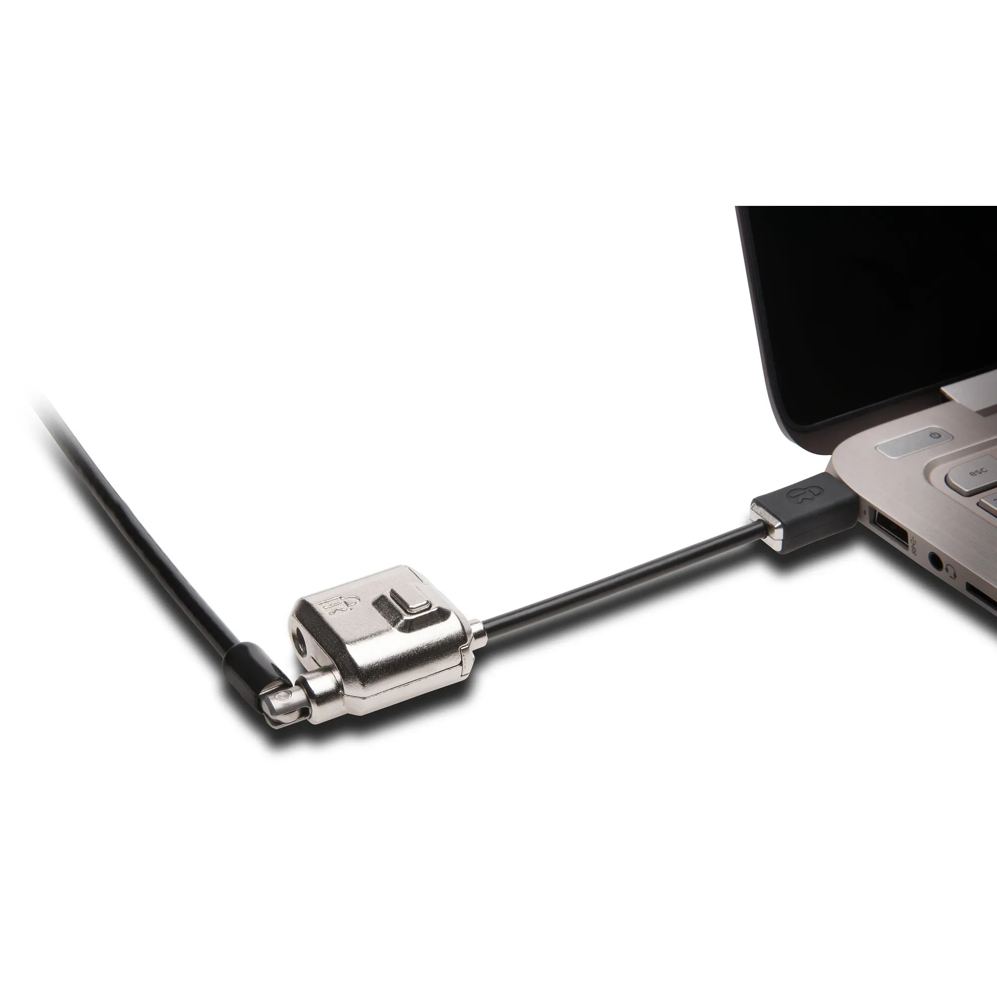 Kensington MiniSaver Mobile Lock - Sylimikron lukittava kaapeli - musta - 1.8 m