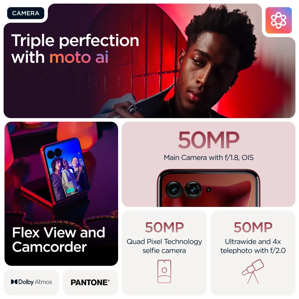 Motorola Razr 60 Ultra 16/512 GB, Rio Red