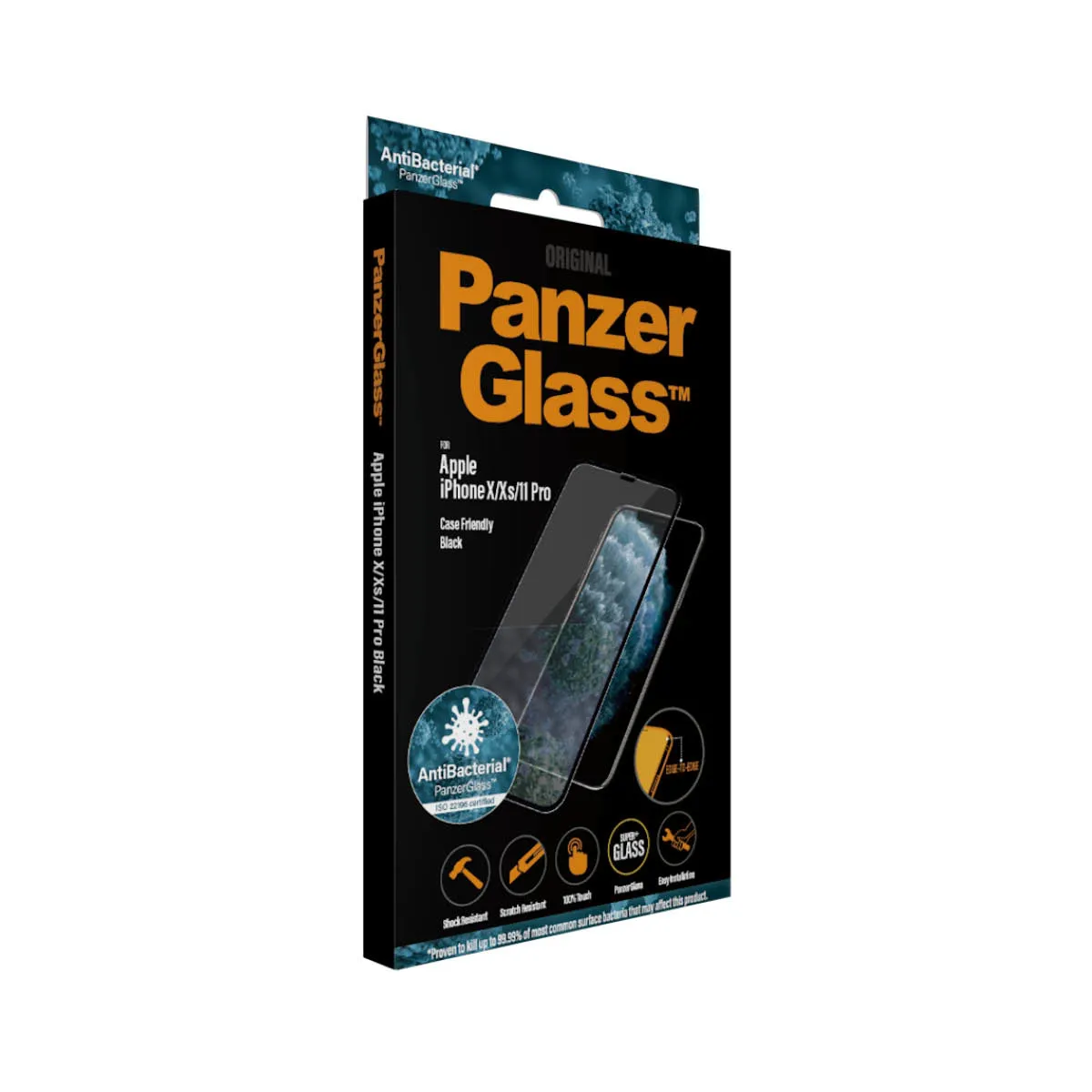 PanzerGlass Case Friendly, iPhone X/XS - Screen Glass