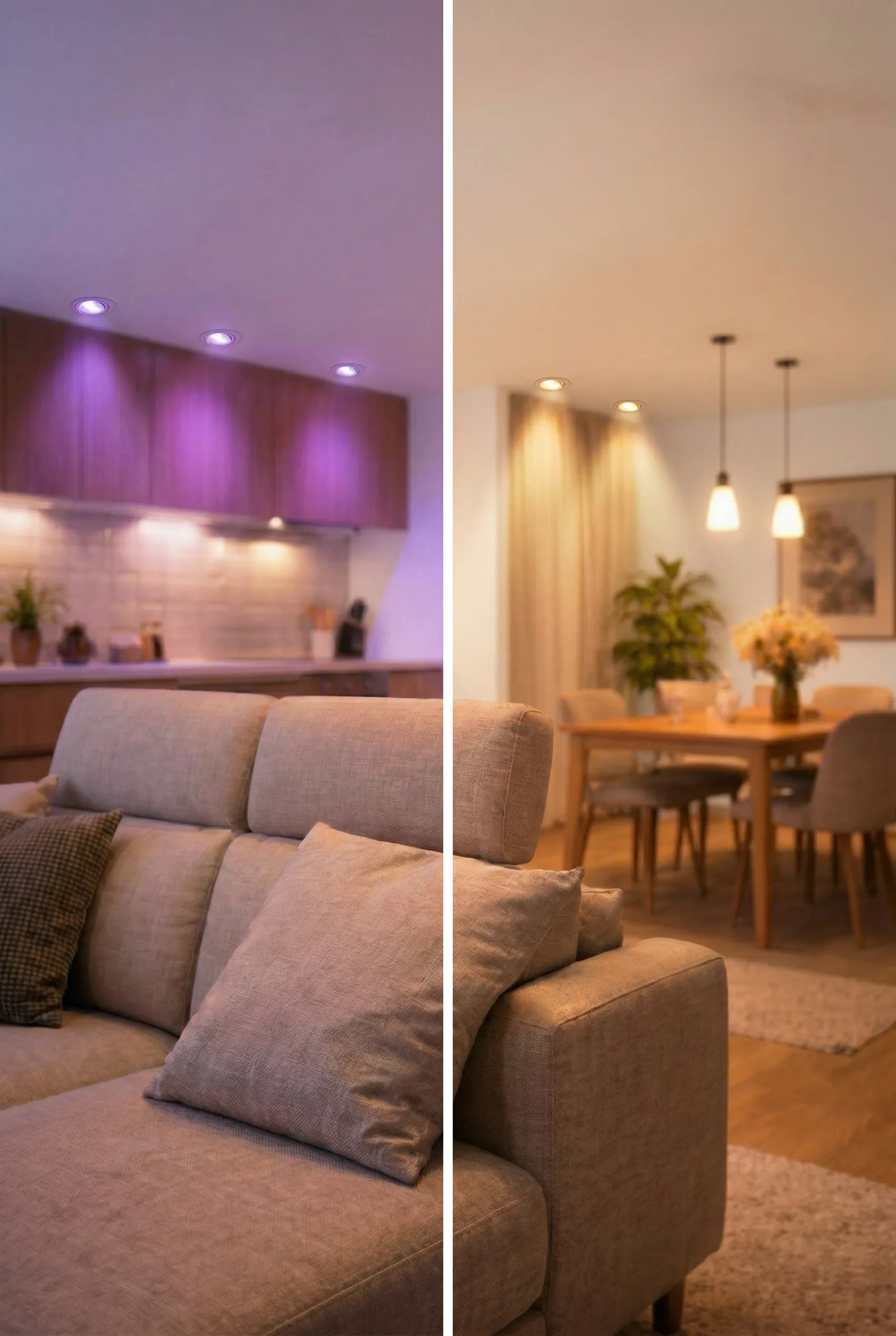 Deltaco Smart LED -lamppu, GU10, RGB, WiFi, 4.7W