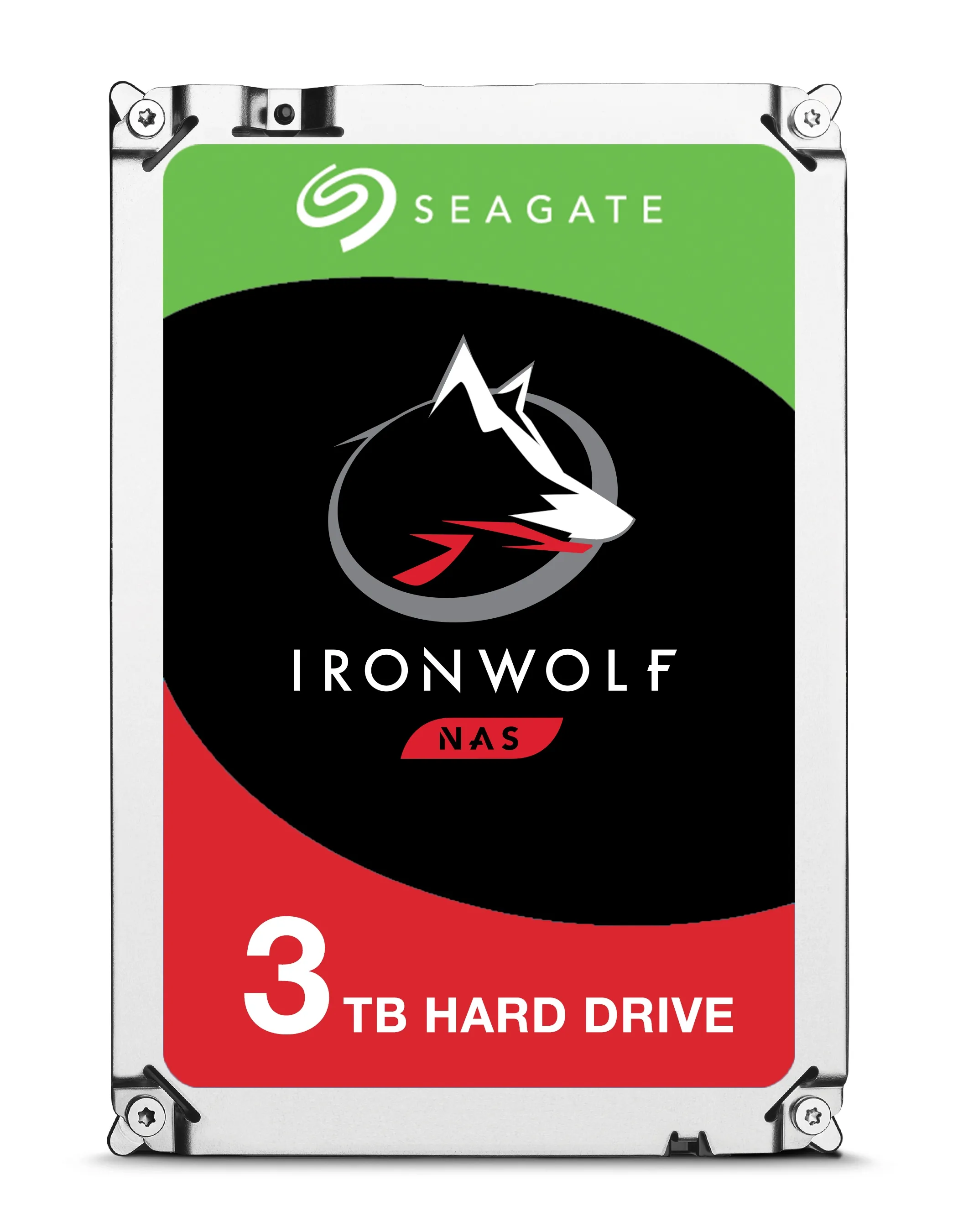 Seagate IronWolf NAS 3.5&quot;, 3 TB, 5900 RPM, 64 MB - h&aring;rddisk