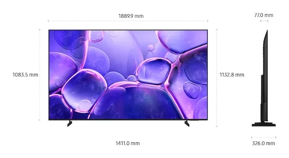 Samsung U8000F 85" 4K LED Tizen TV, 50 Hz, HDR10+ Samsung U8000F 85" 4K LED Tizen TV, 50 Hz, HDR10+