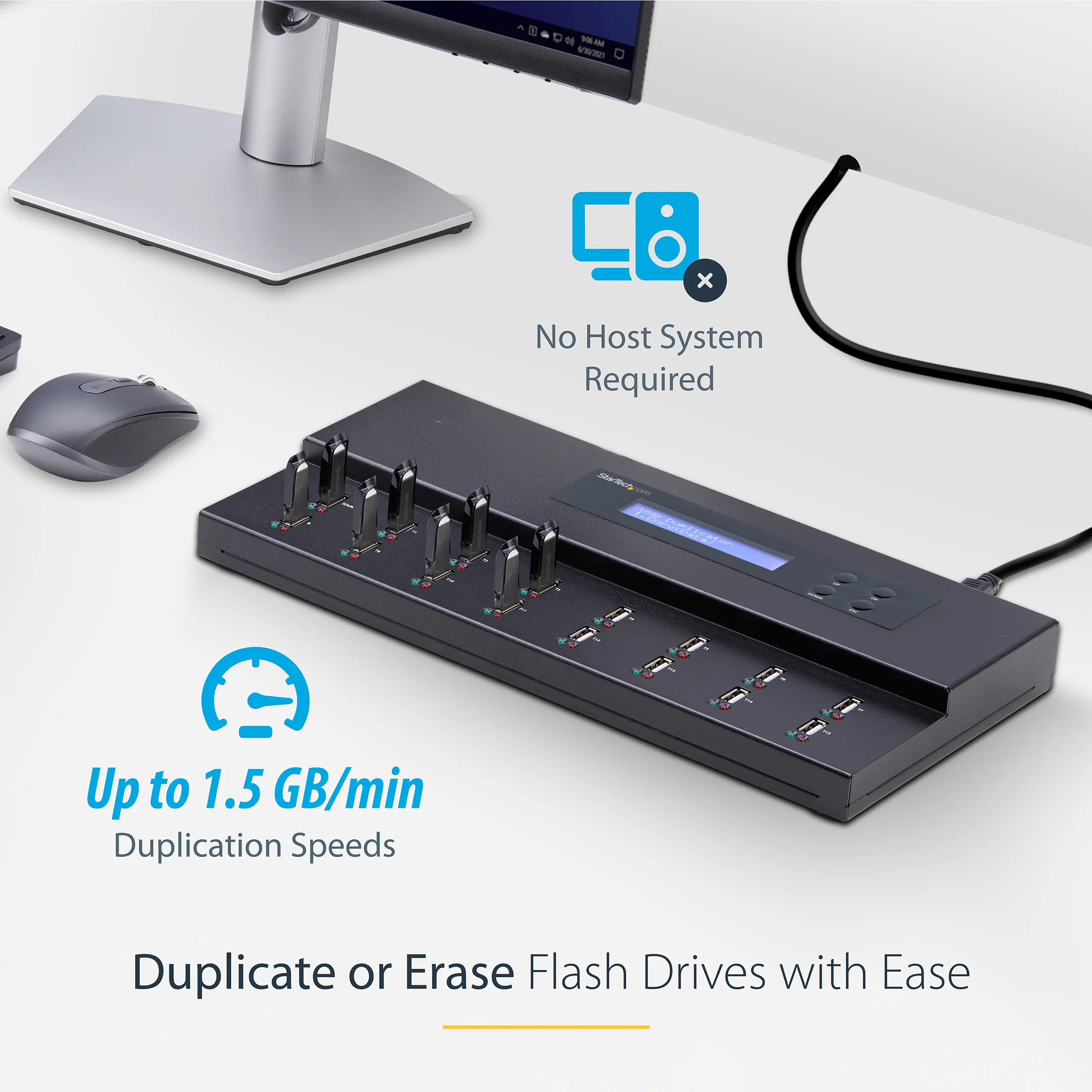 StarTech.com USB Duplicator/Eraser - 1:1