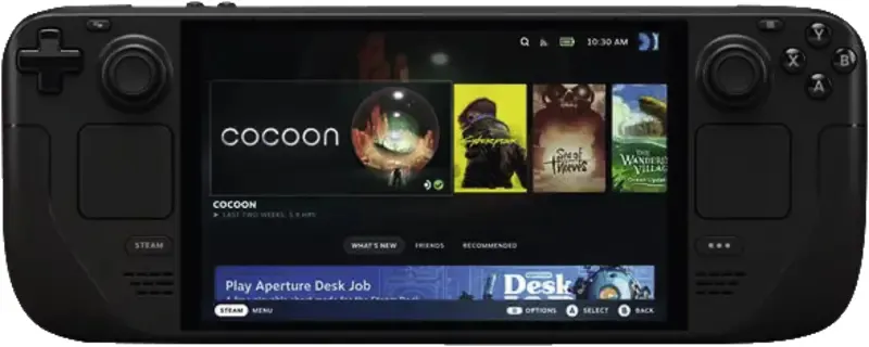 Valve Steam Deck OLED 512GB SSD 16GB Handheld Game Console - Black