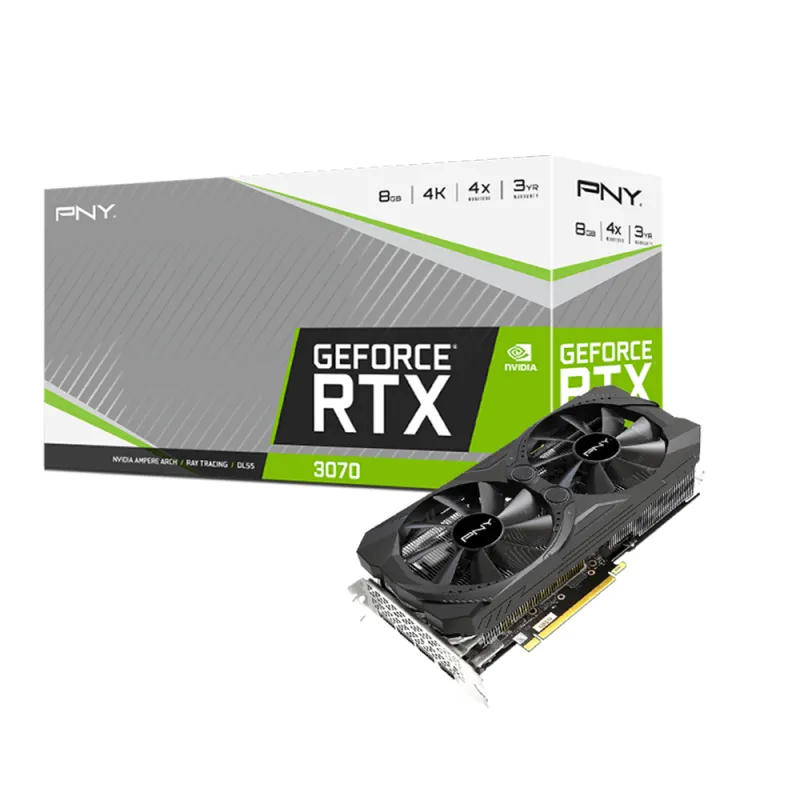 PNY GeForce RTX 3070 Dual Fan 8 Gt -n&auml;yt&ouml;nohjain