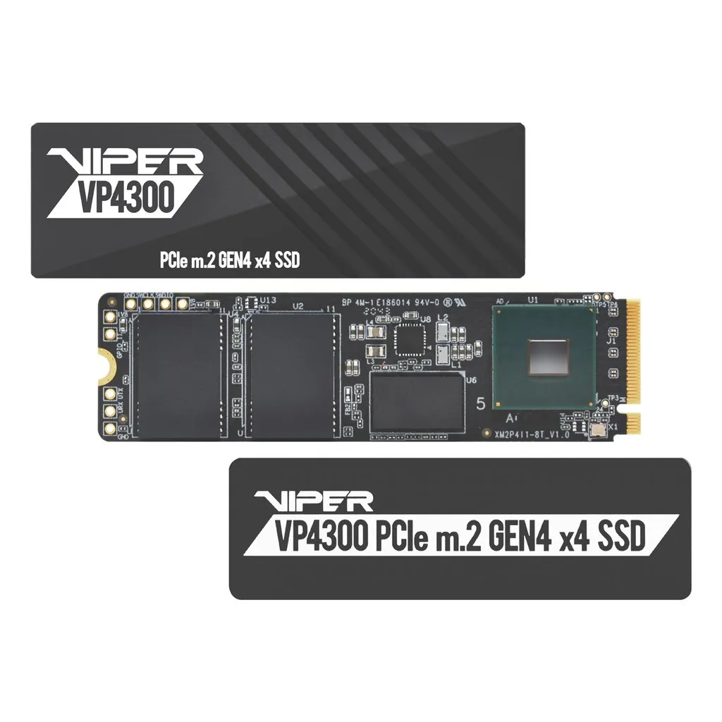 Patriot Viper VP4300 1 Tt, PCIe 4.0, M.2 -SSD-levy