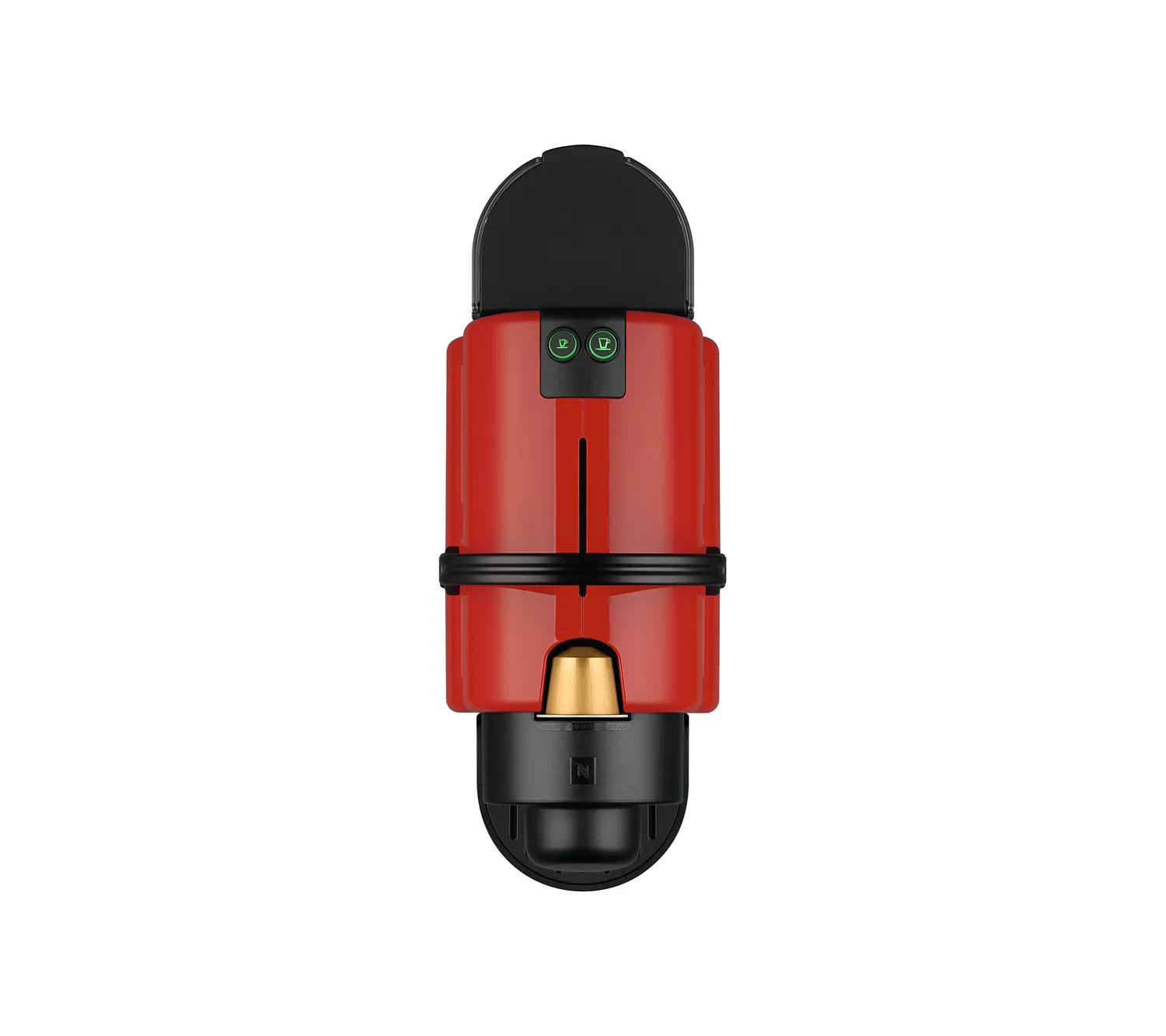 Krups Nespresso Inissia - capsule coffee maker, red