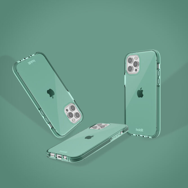 HOLDIT SEETHRU CASE IPHONE 12 - MINI MOSS GREEN