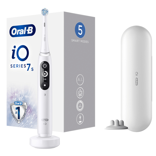 Oral-B iO7s -s&auml;hk&ouml;hammasharja, Valkoinen